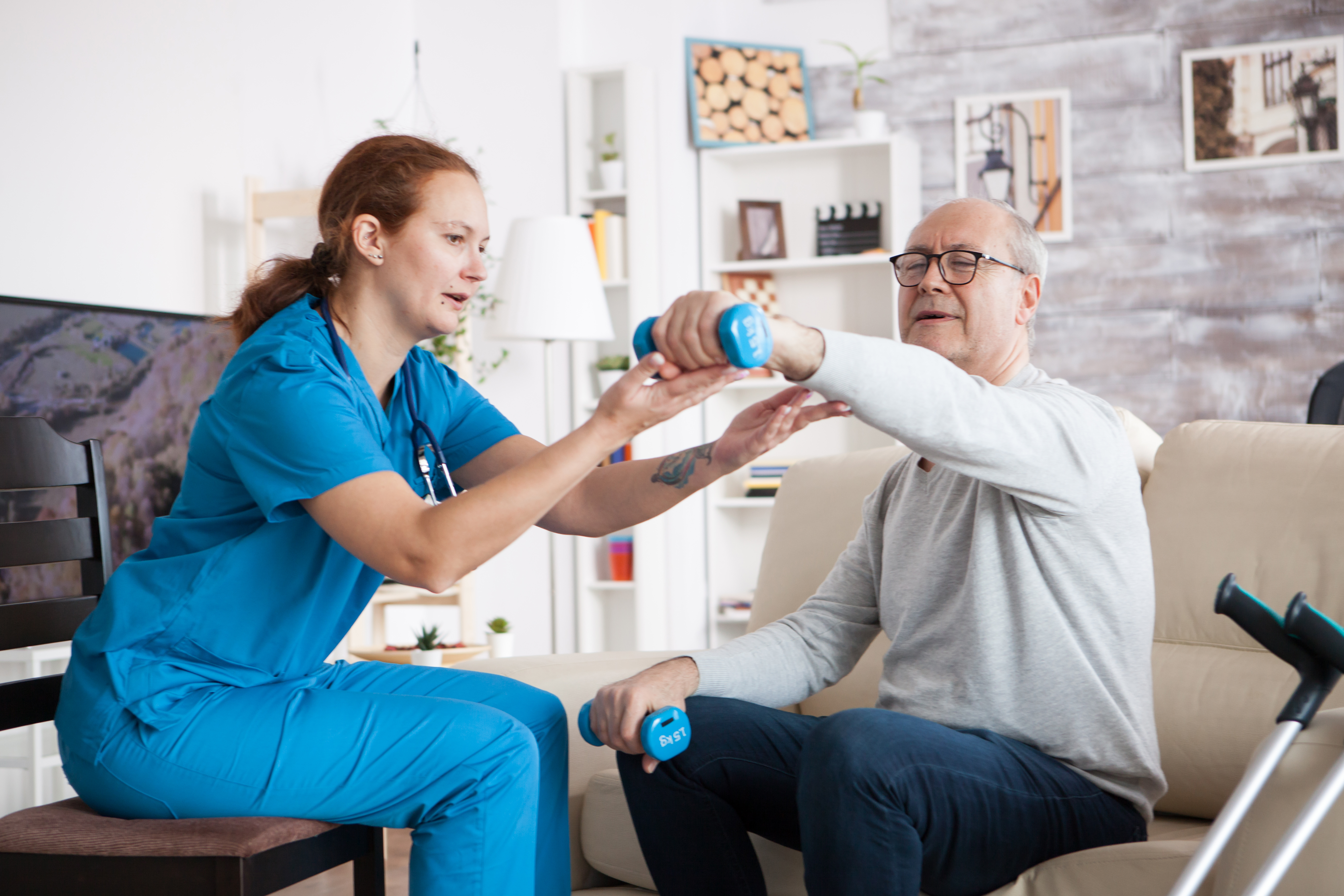 Stroke rehabilitation support at home